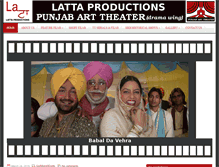 Tablet Screenshot of lattaproductions.com